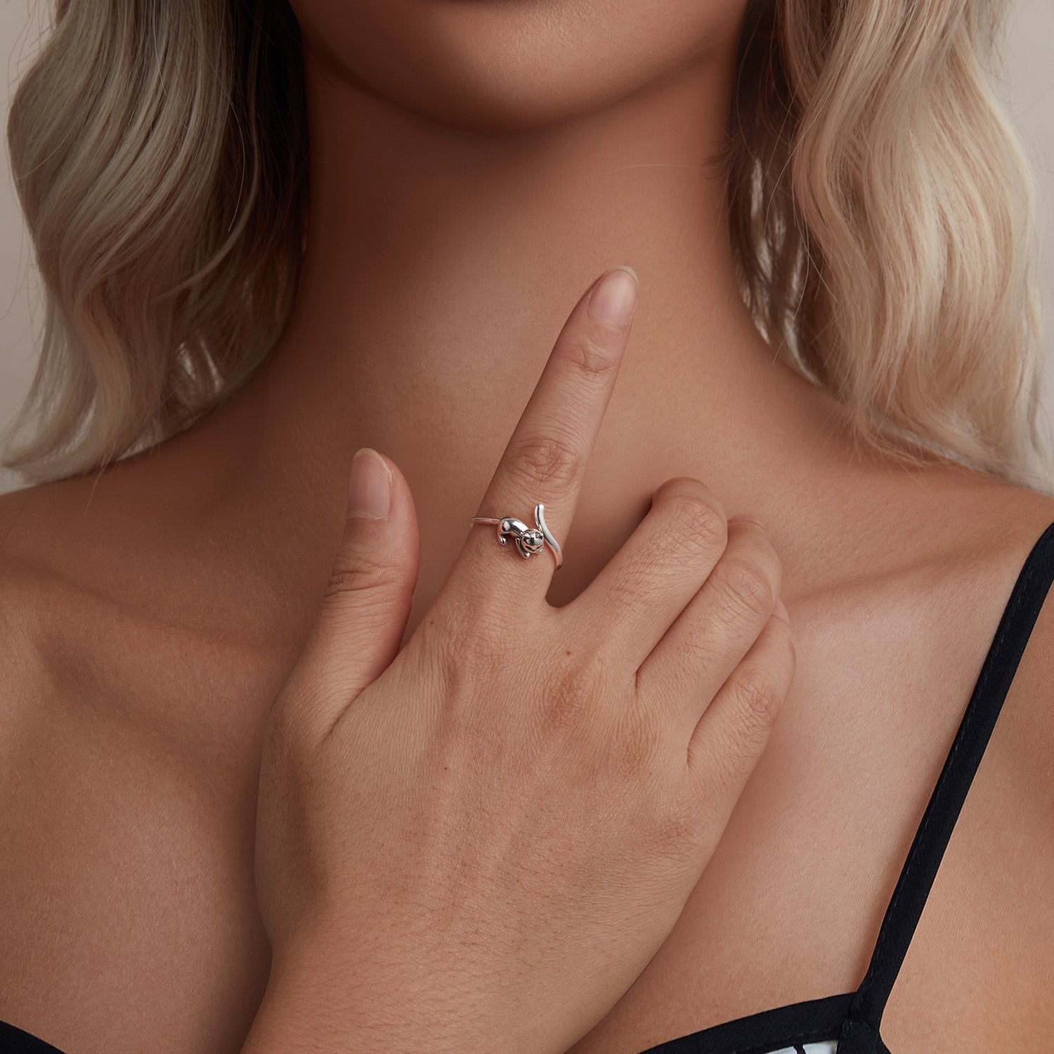 925 Sterling Silver Oxidized Silver Ring