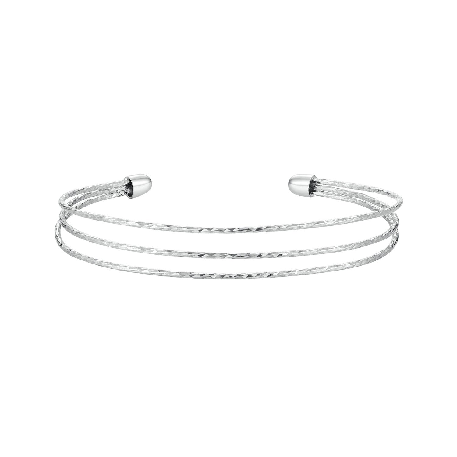 925 Sterling Silver White Gold Plated Bracelet for Women