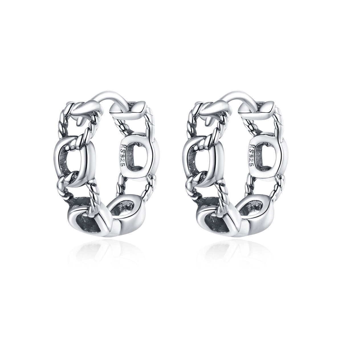 925 Sterling Silver Oxidized Earrings for Women