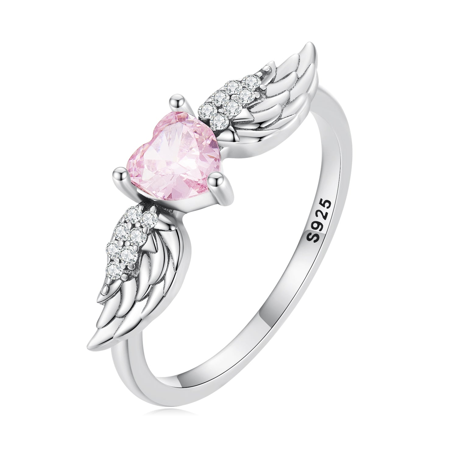925 Sterling Silver CZ Oxidized Ring Size 6.0 for Women