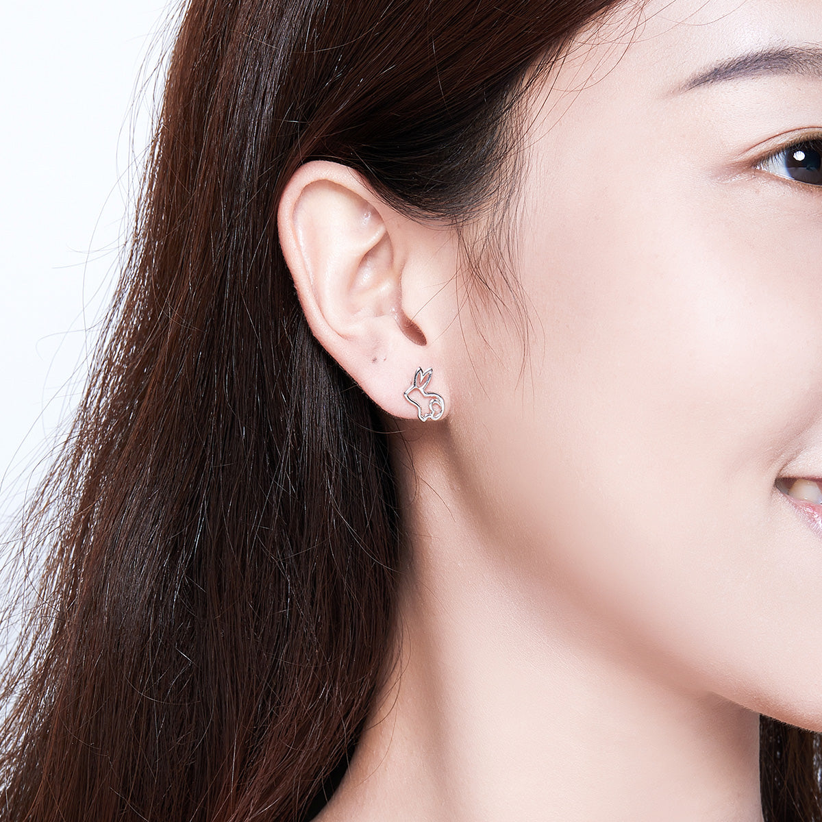 S925 Sterling Silver Plated Platinum Earrings