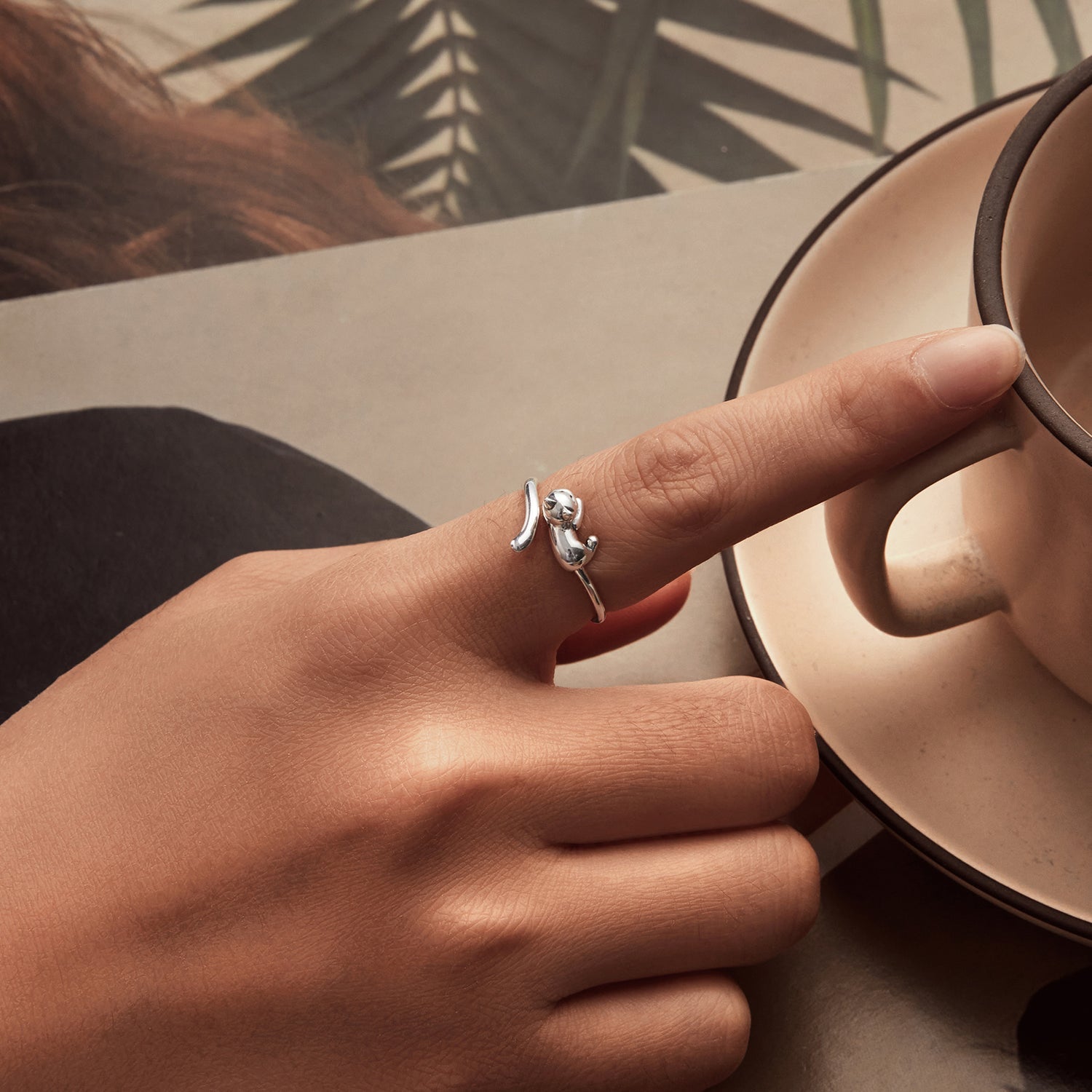 925 Sterling Silver Oxidized Silver Ring