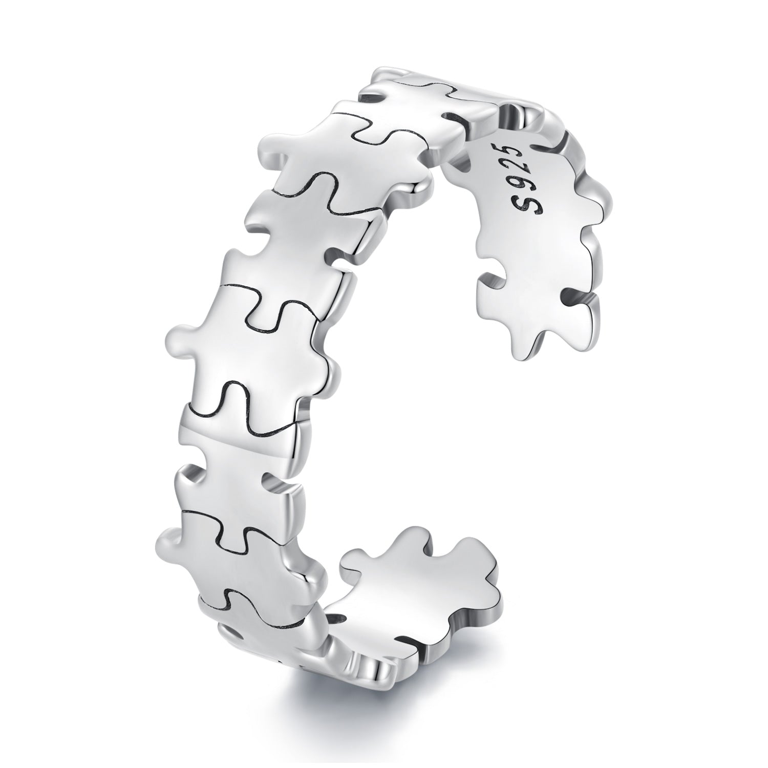 925 Sterling Silver Oxidized 6mm Ring
