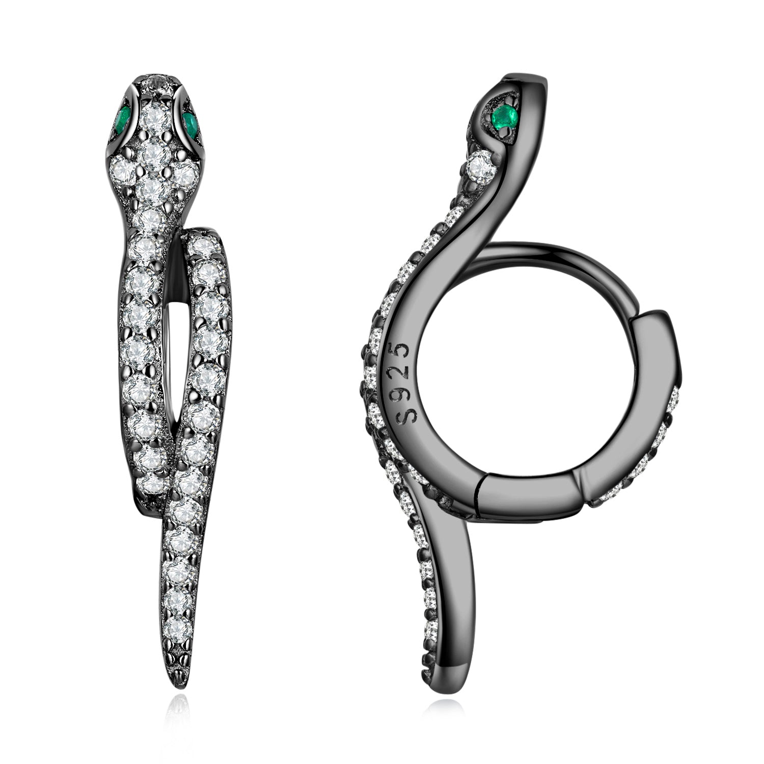 S925 Sterling Silver Pavé Setting CZ Earrings for Women