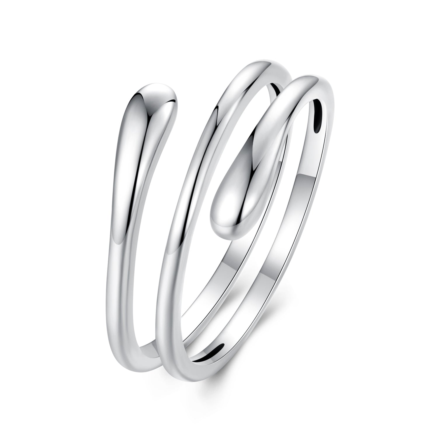 925 Sterling Silver Oxidized Silver Adjustable Rings