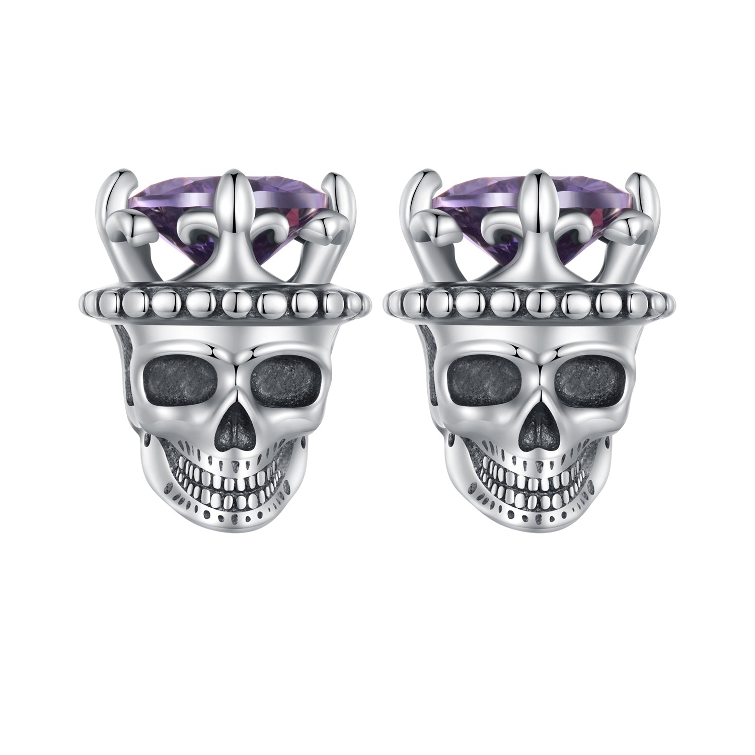 925 Sterling Silver Earrings with Pavé Setting CZ 10*9mm for Women