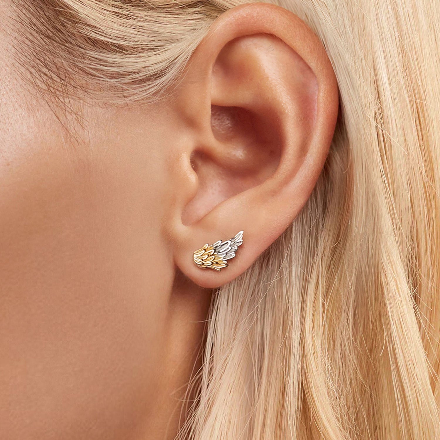 925 Sterling Silver Earrings with White Gold Plating for Women