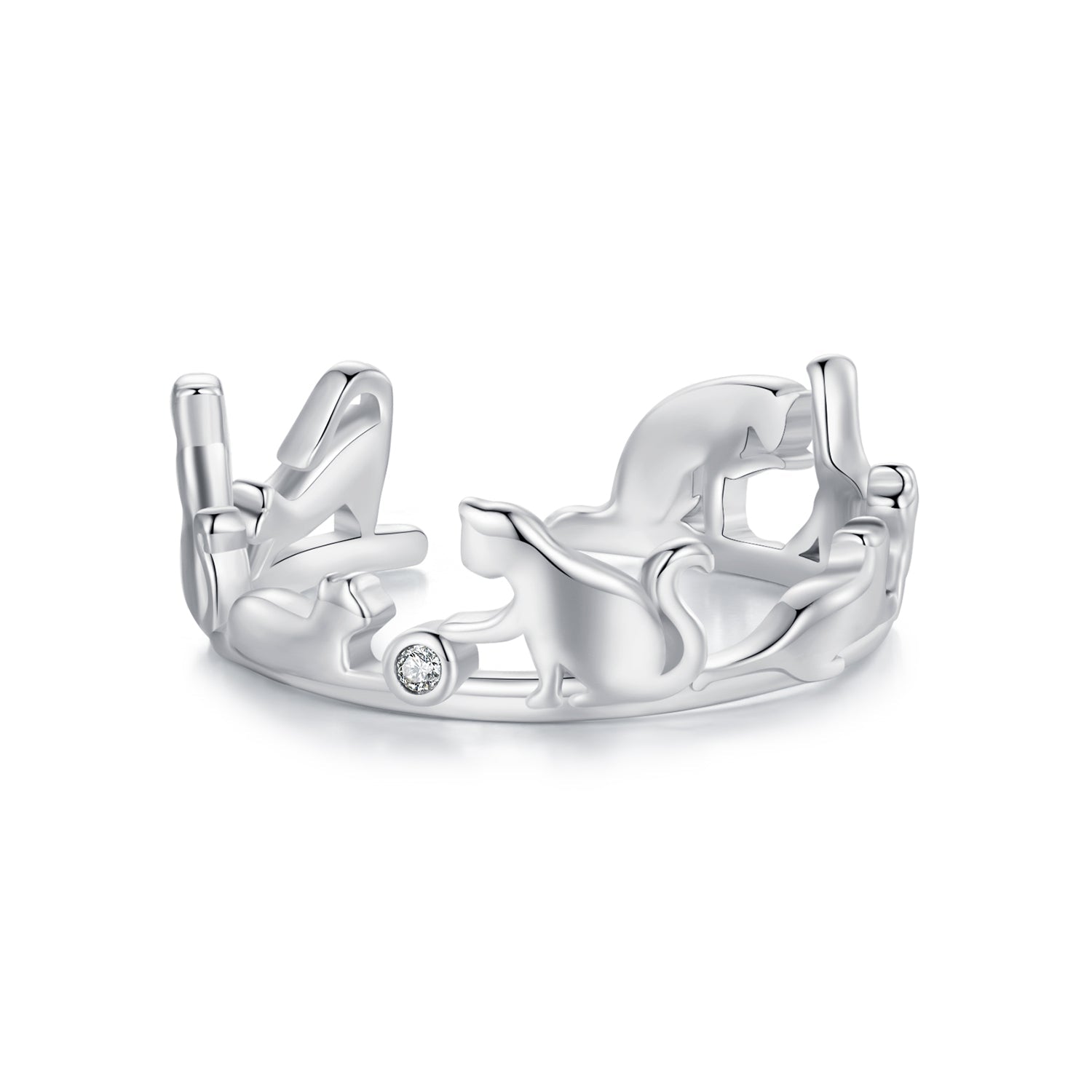 925 Sterling Silver Pavé Setting CZ Ring - Width 1.5-6.5mm for Women