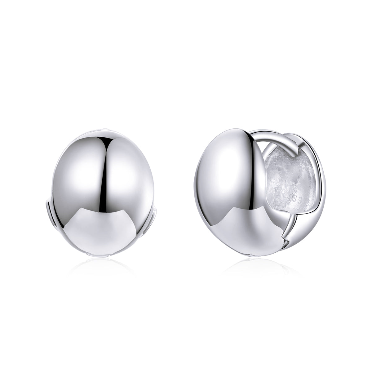 S925 Sterling Silver Platinum Plated Earrings for Women