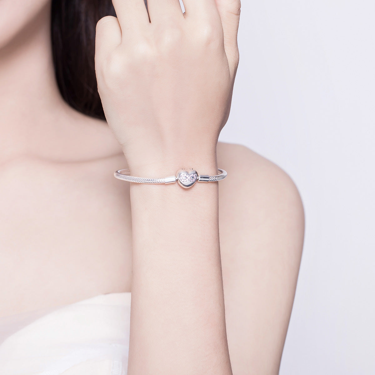 925 Sterling Silver Bracelet 17.0cm for Women