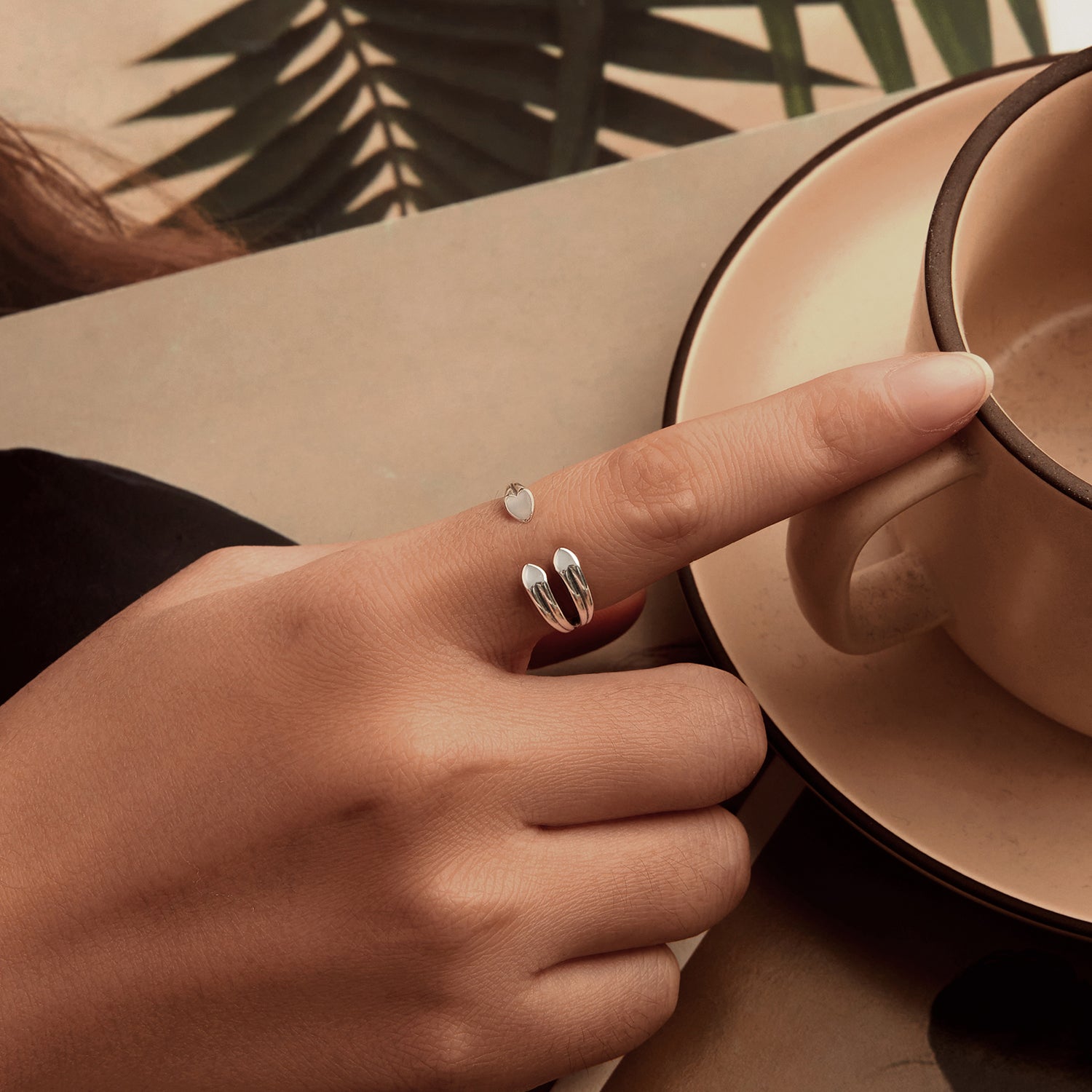 925 Sterling Silver Oxidized 0.15-0.8cm Ring