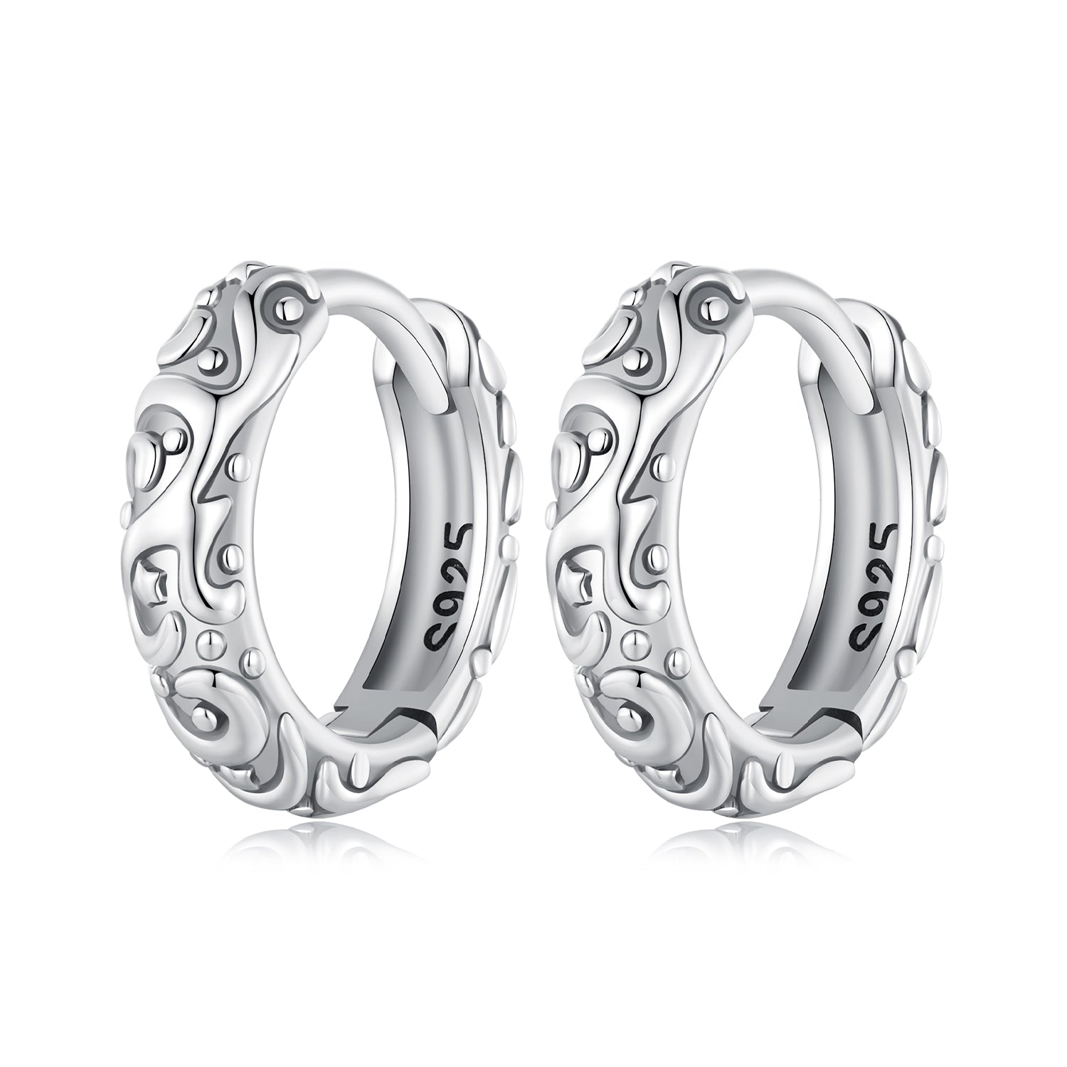 925 Sterling Silver Oxidized Earrings for Women
