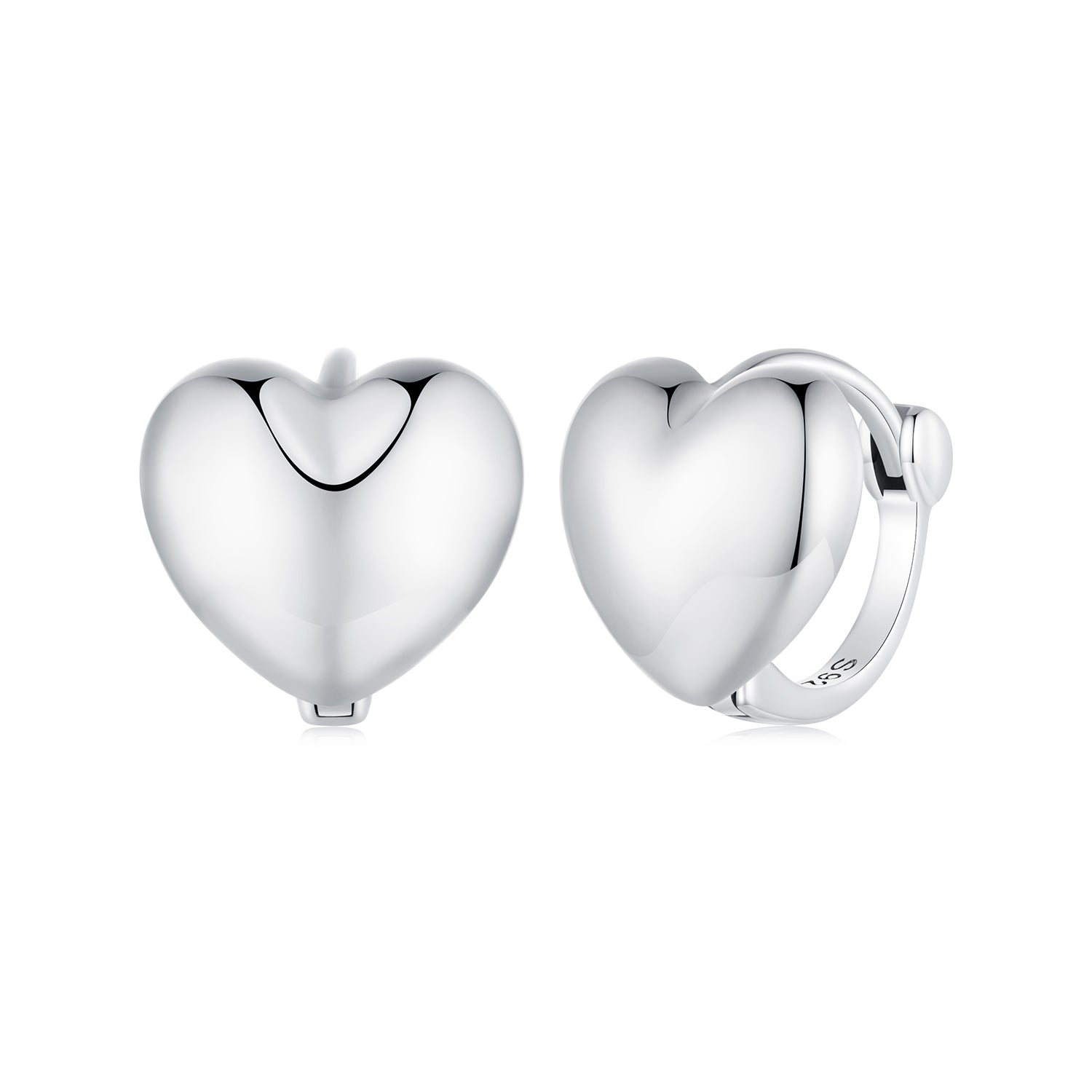 S925 Oxidized Silver 11mm Earrings for Women