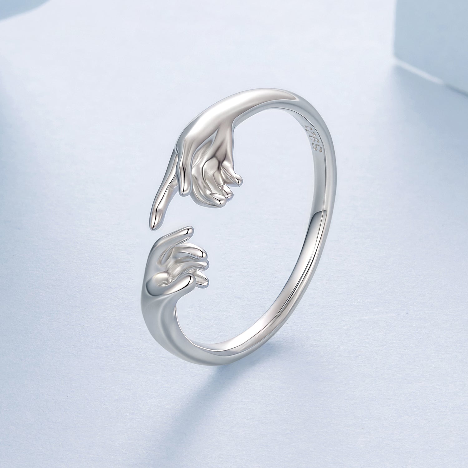 925 Sterling Silver Plated White Gold Ring for Women