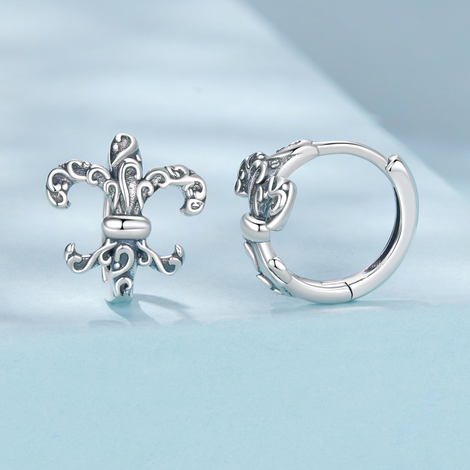 925 Sterling Silver Earrings for Women - 1.2cm