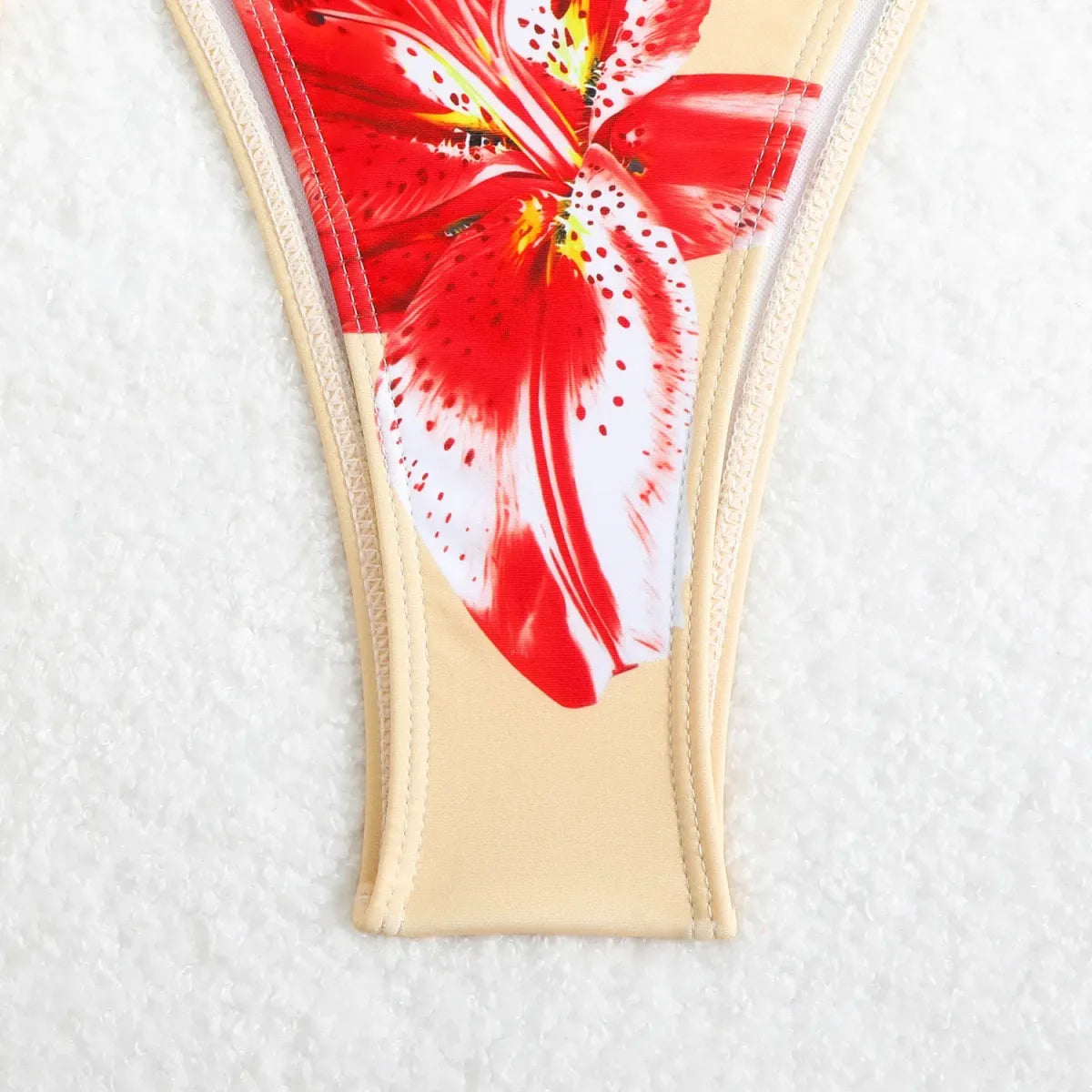 Halter Bikini Set β Vintage Floral Print String Swimwear