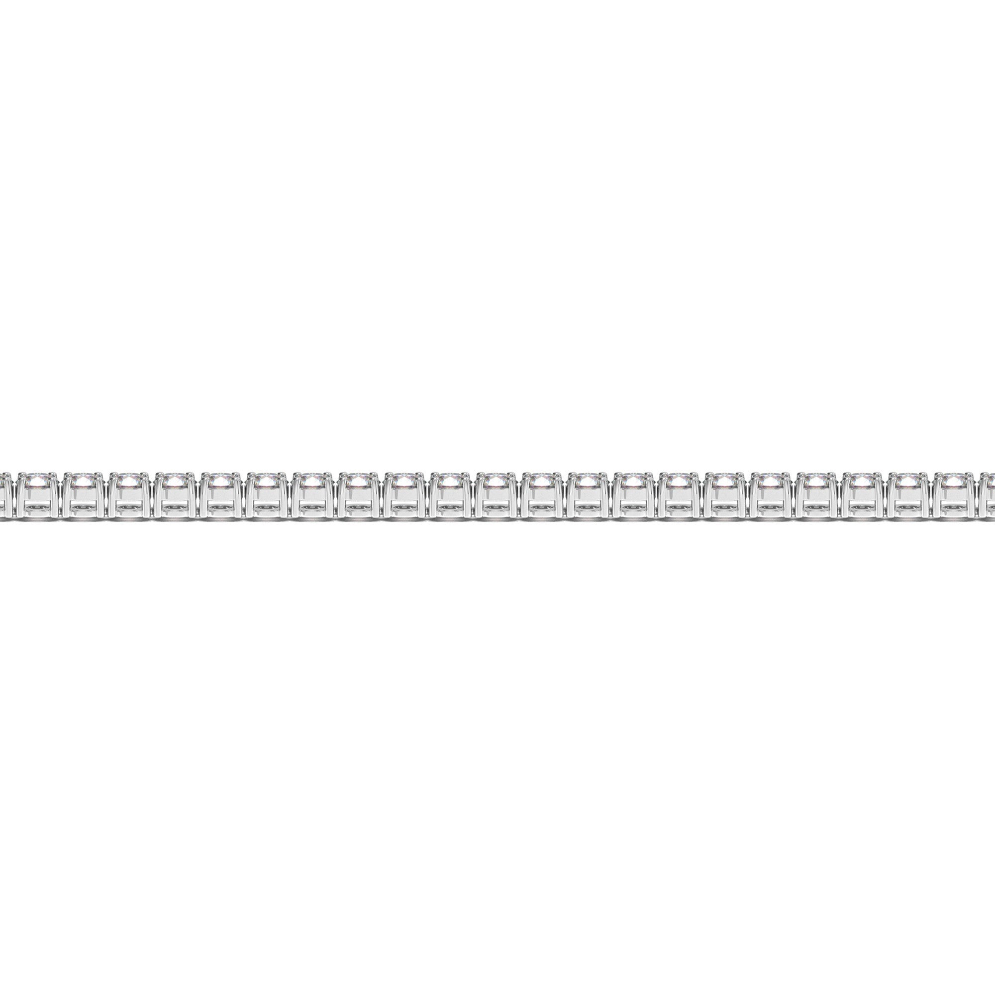Lab Grown Round Diamond Tennis Bracelet in 14k White Gold (3 cctw F/G VS2/SI1)