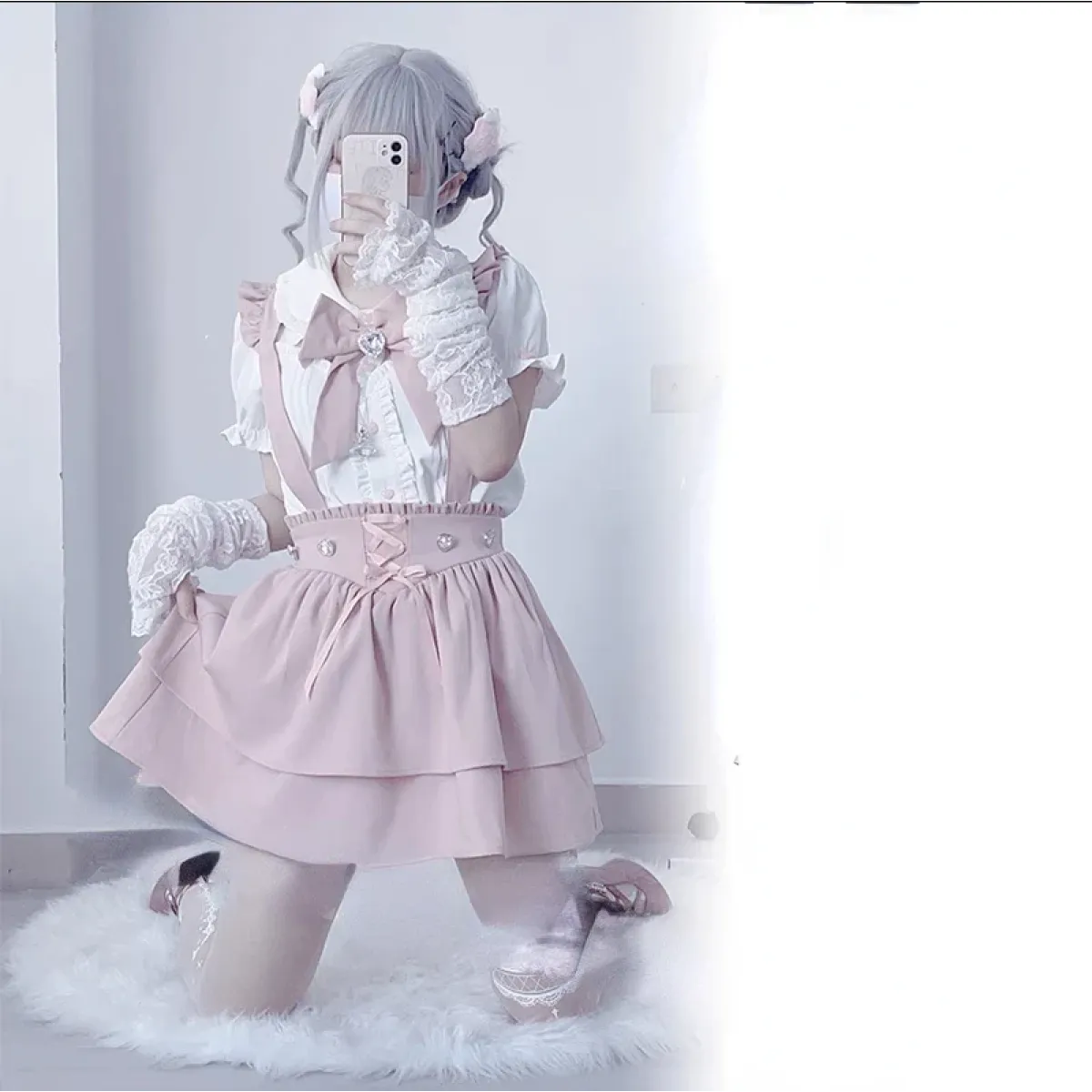Sweet Fairy Kei Ribbon Blouse