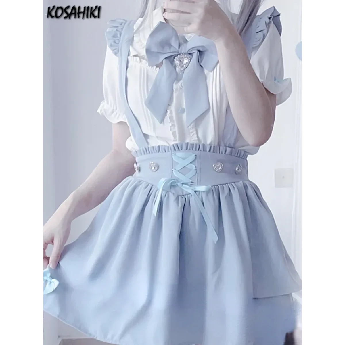 Sweet Fairy Kei Ribbon Blouse