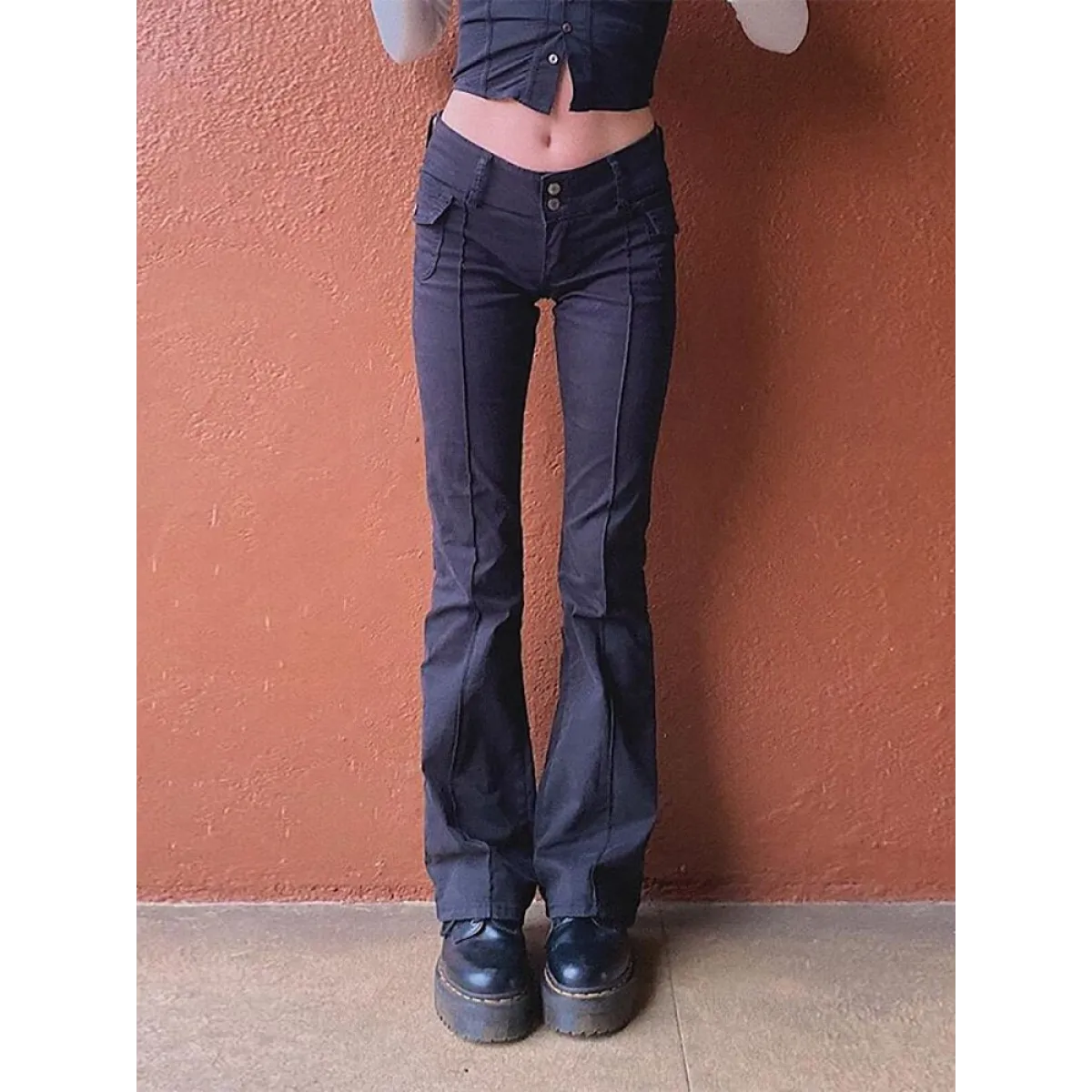 Slim Fit Flare Pants