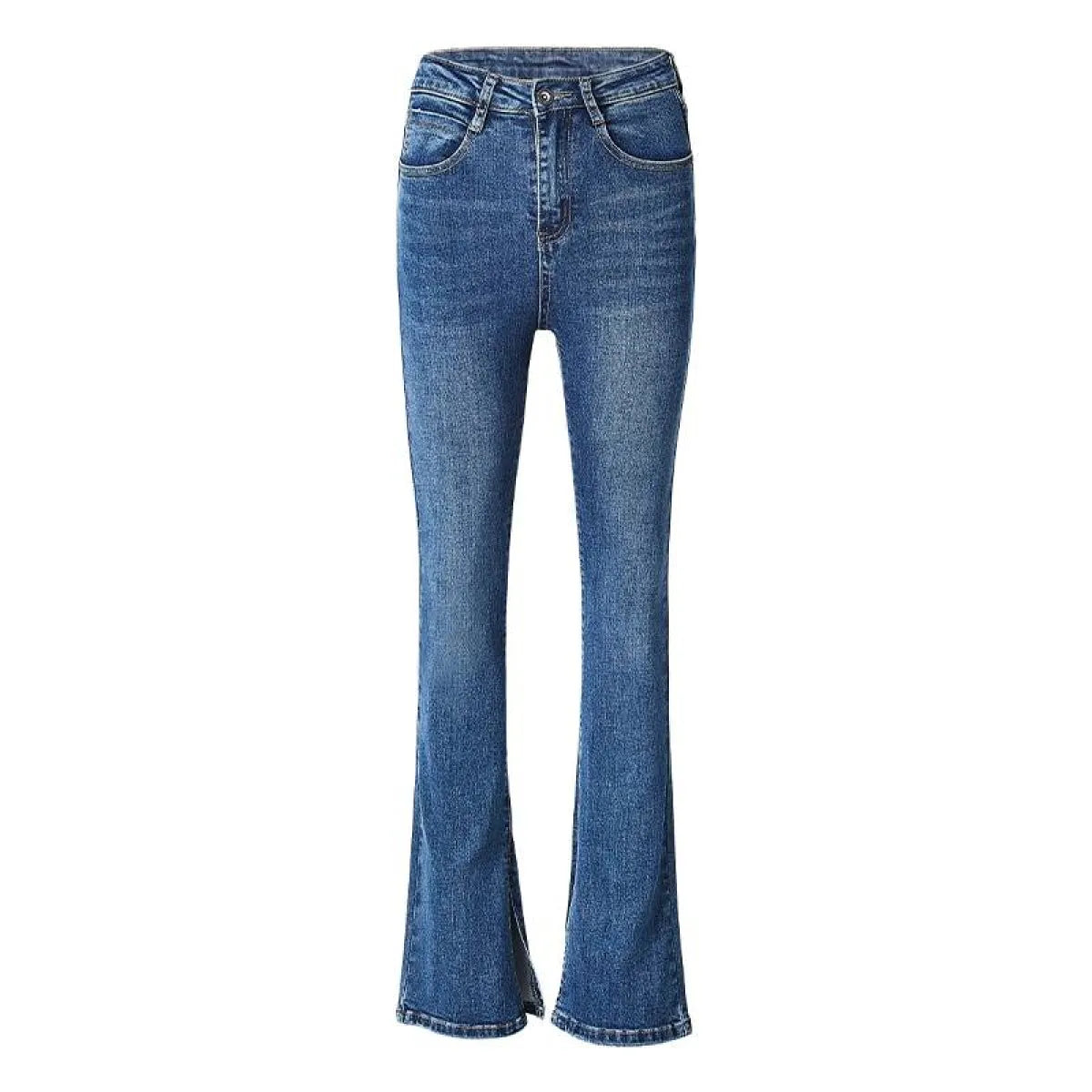 Flared High Waist Skinny Jeans