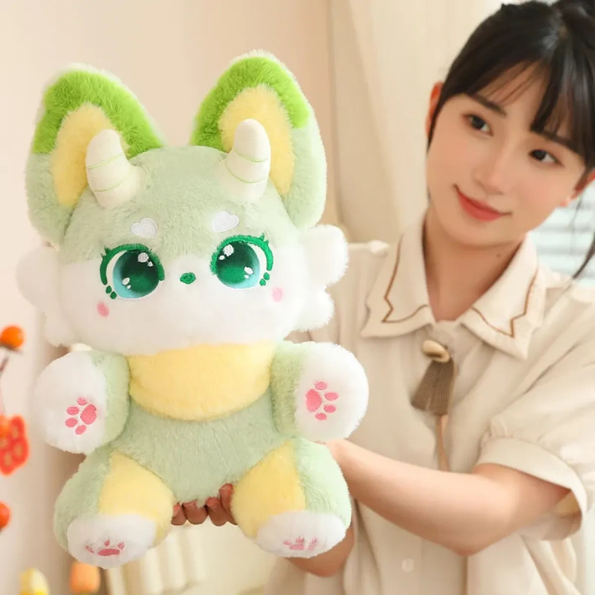 Pastel Kawaii Fox Plushie