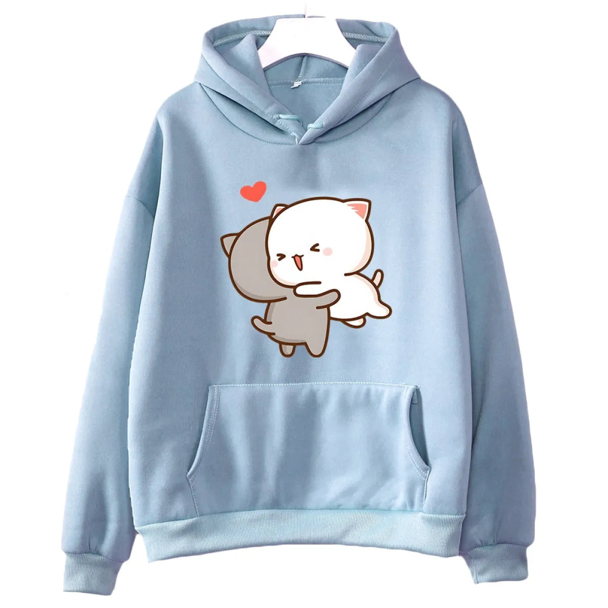 Peach & Goma Mochi Cat Love Hoodie
