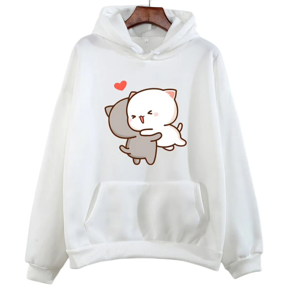 Peach & Goma Mochi Cat Love Hoodie