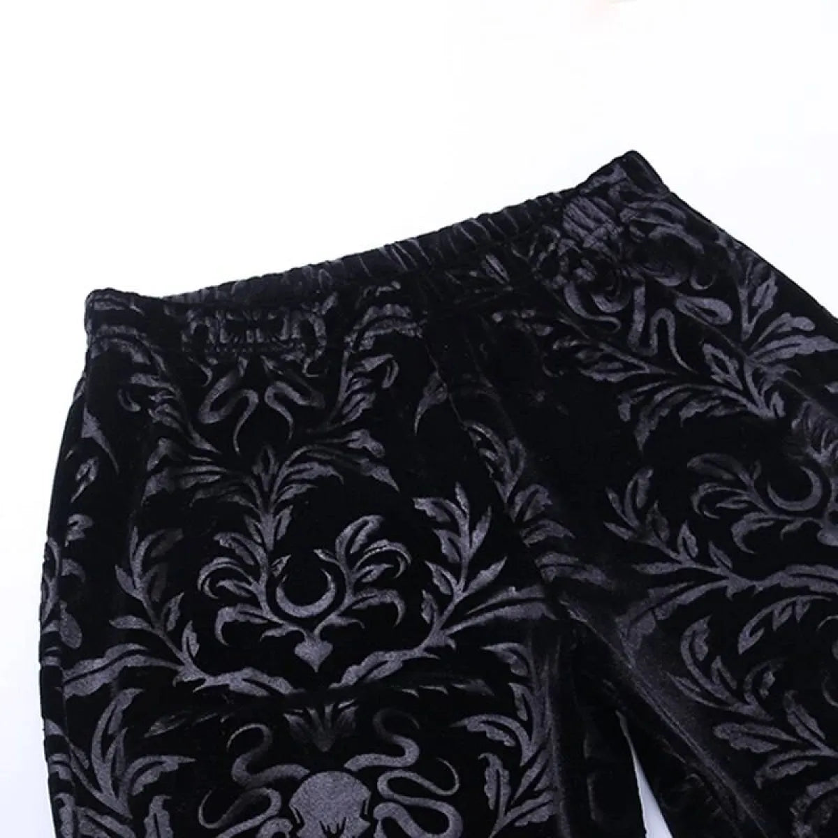 Gothic Chic Flared Pants