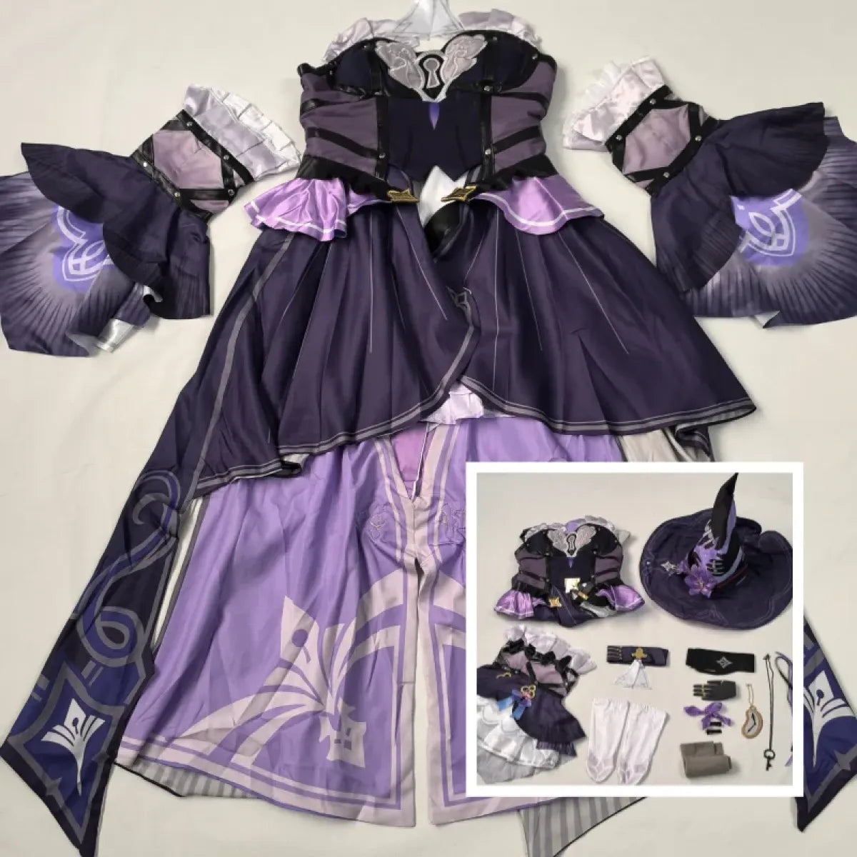 Gothic Herta Cosplay Dress β Fantasy Witch Lolita Costume Set