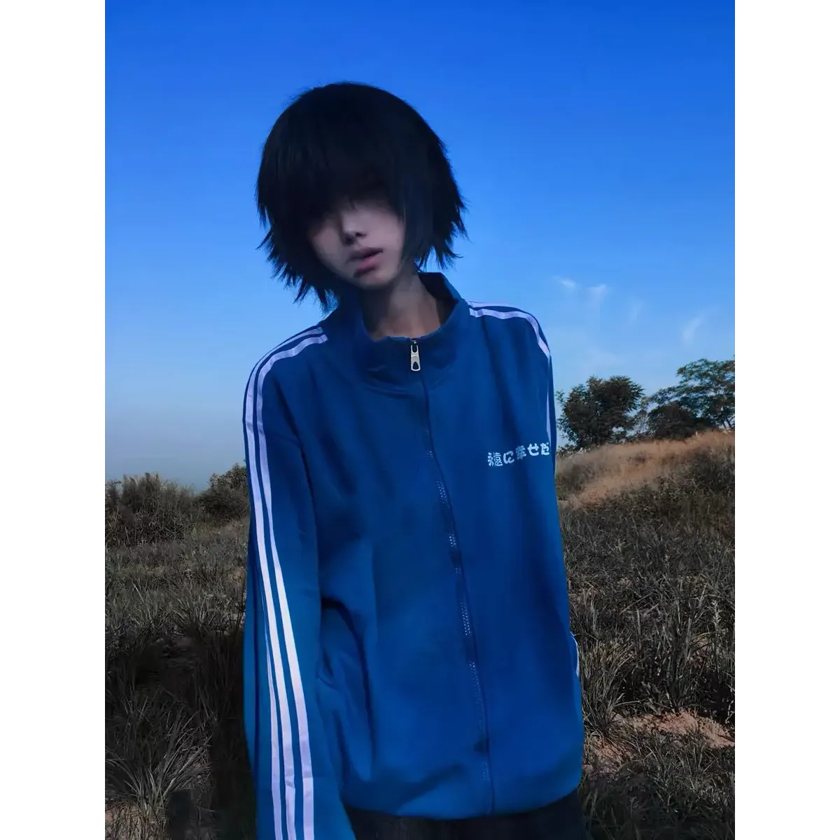 Grunge Streetwear Zipper Hoodie