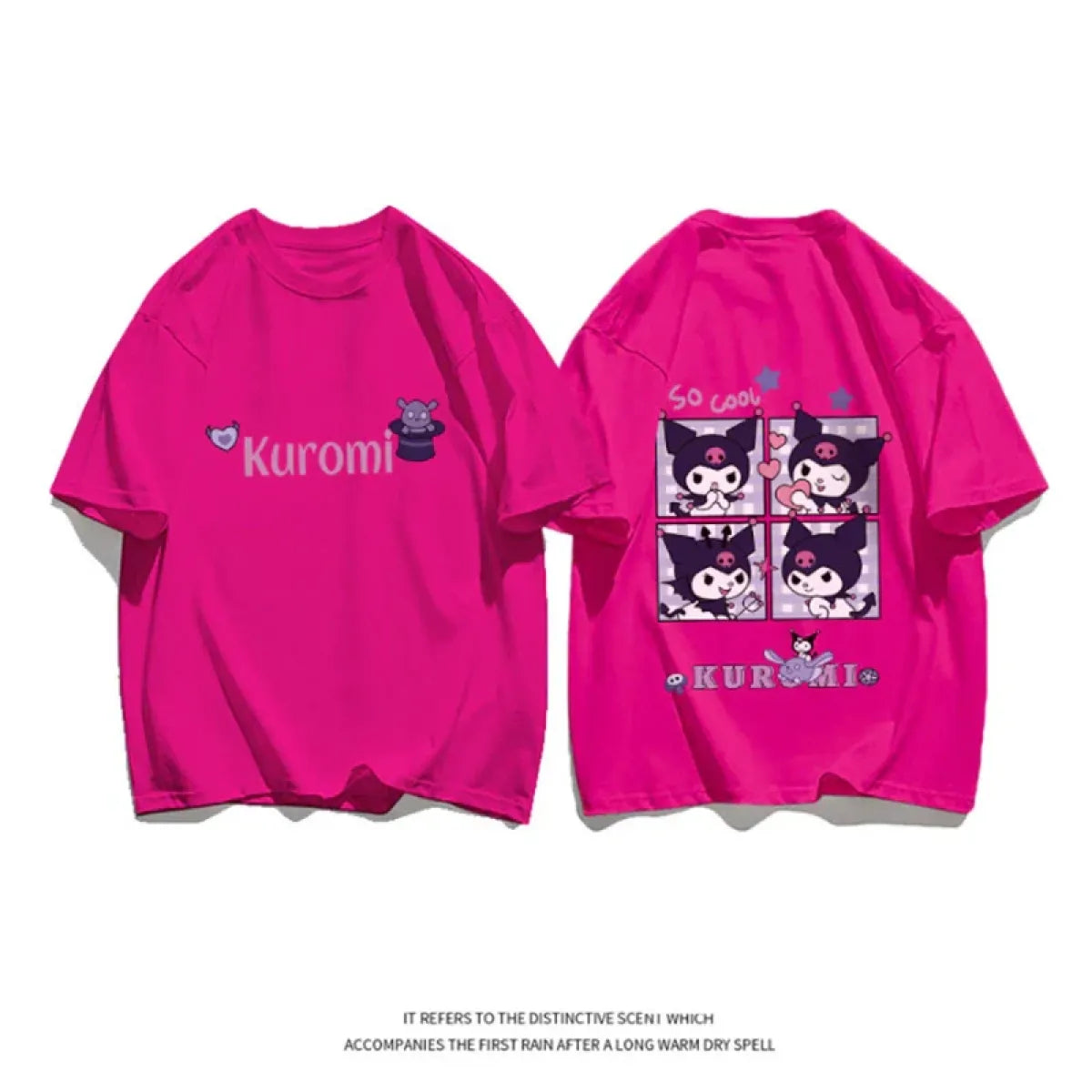 Harajuku Kuromi Cartoon T-Shirt