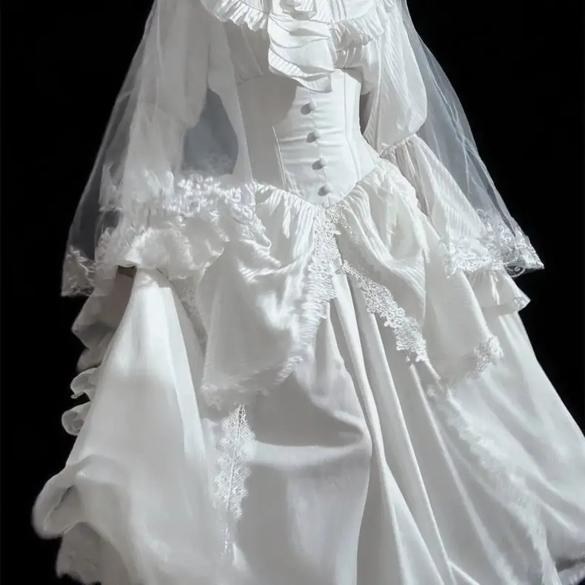 Harajuku Lolita Ruffle Sleeve Top