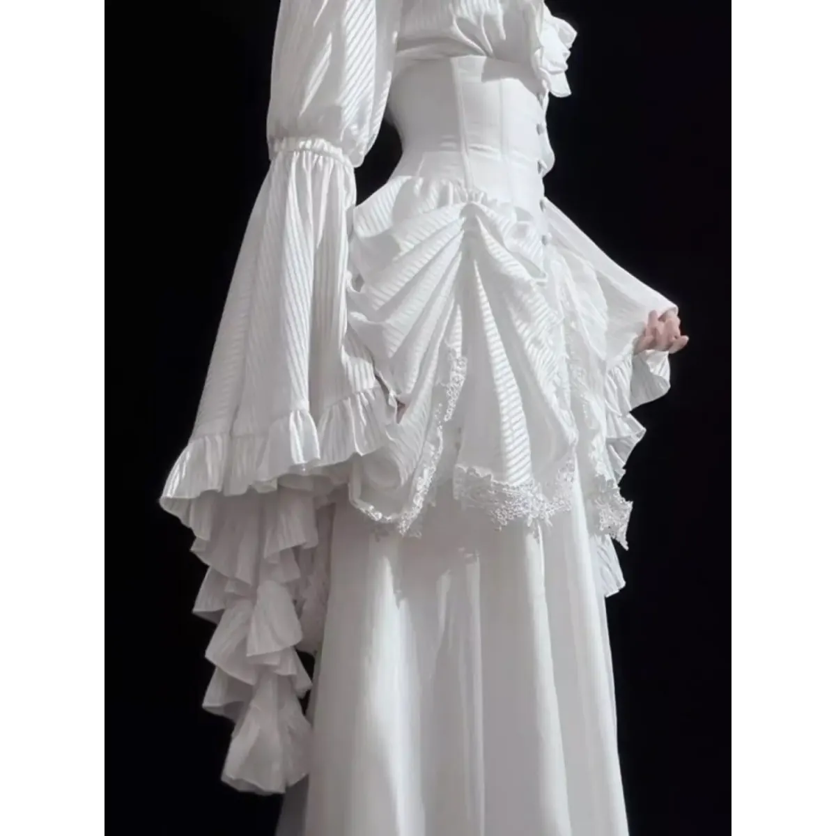 Harajuku Lolita Ruffle Sleeve Top