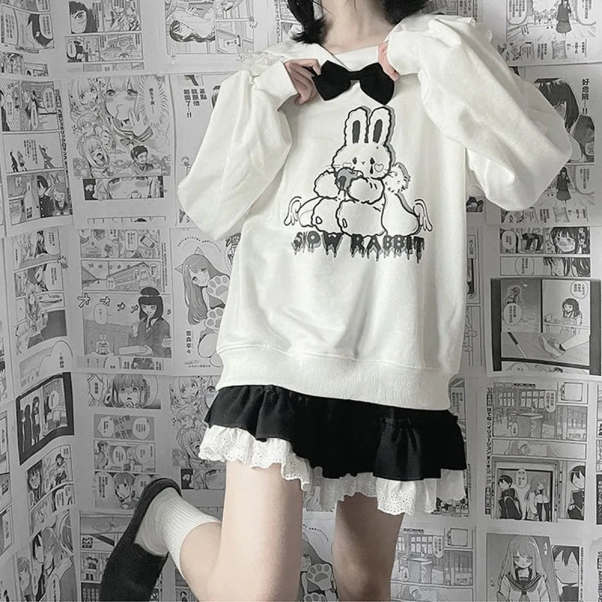 Summer Harajuku Patchwork Skirt