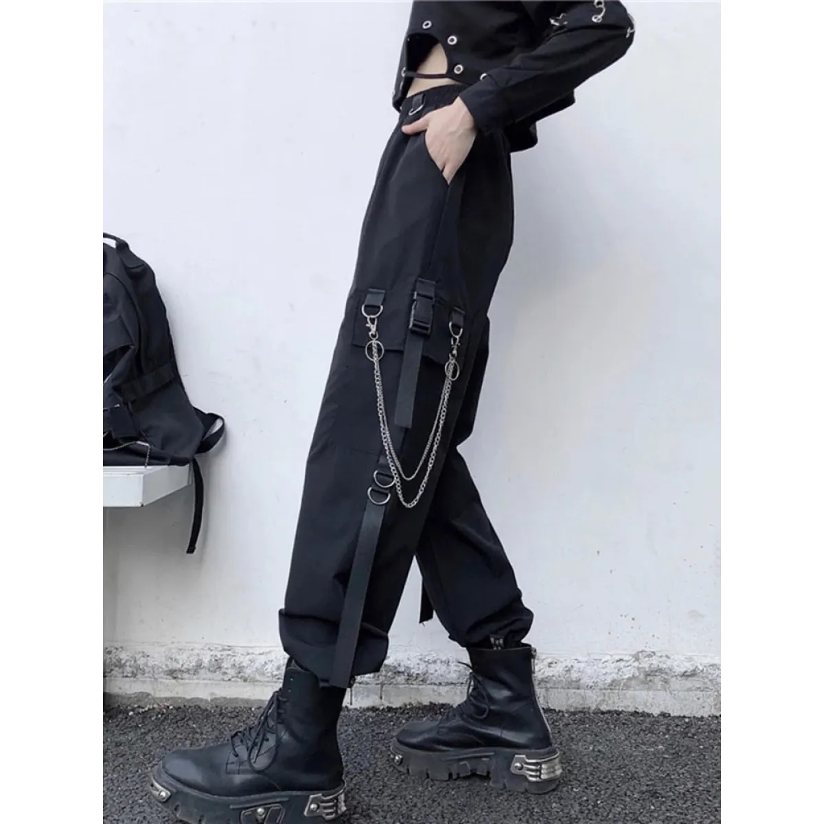 High Waist Streetwear Pants