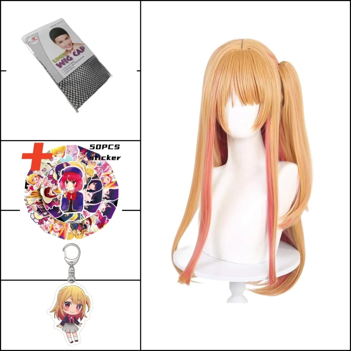 OSHI NO KO Ai Hoshino Cosplay Costume - Lolita Pink Uniform Dress