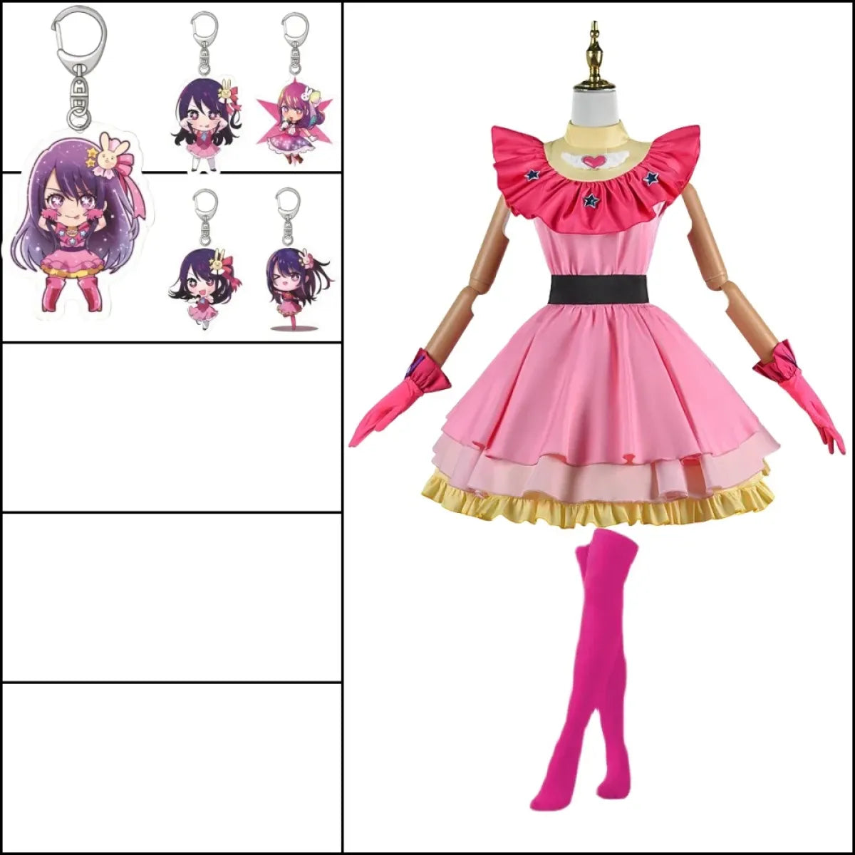 Hoshino Rubii Cosplay Costume - Oshi no Ko Anime JK Uniform Dress