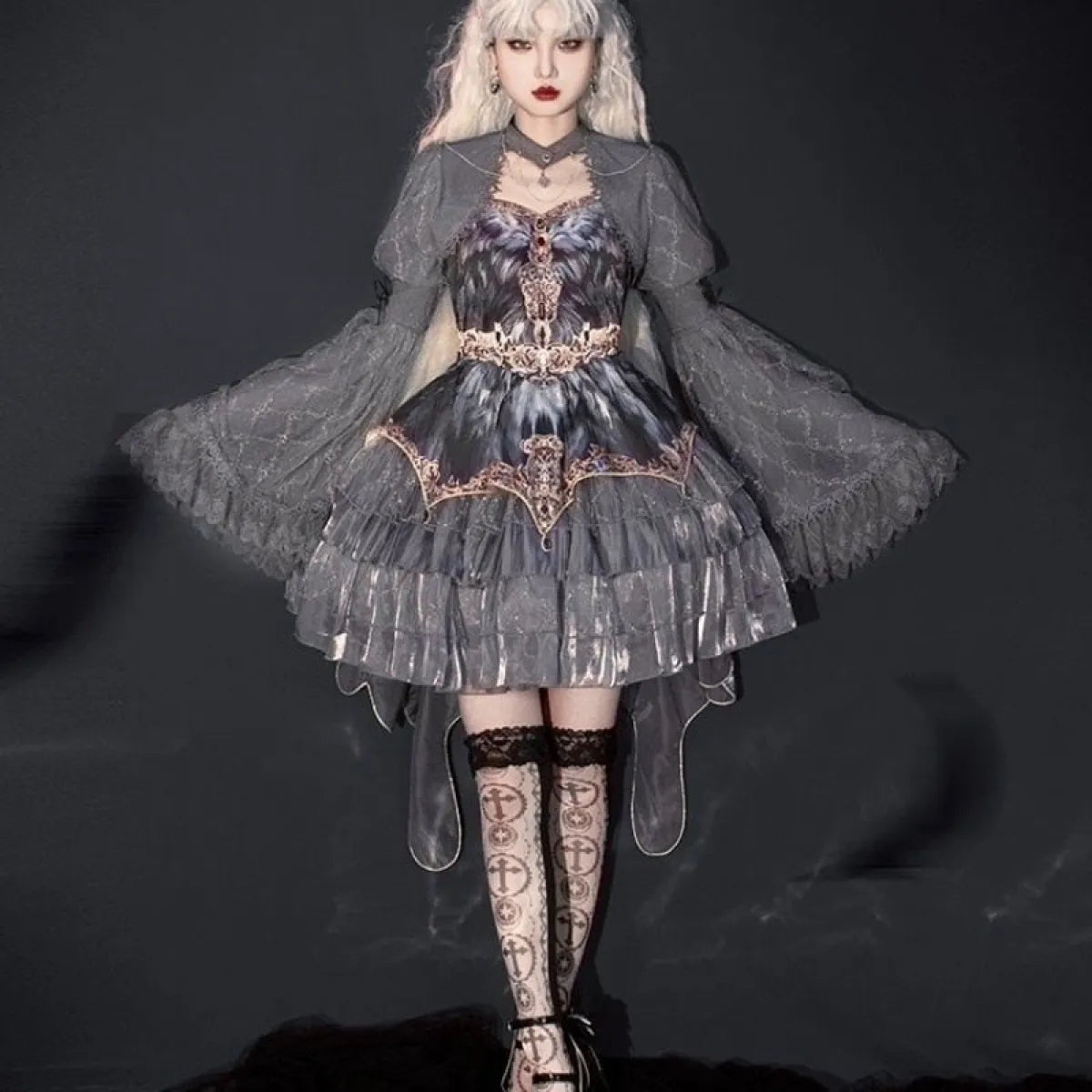 Japanese Victorian Swan Dance Lolita Dress
