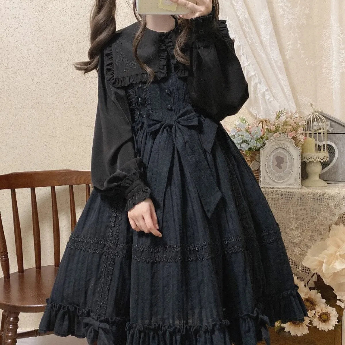 Kawaii Bow Blouse Lolita Shirt