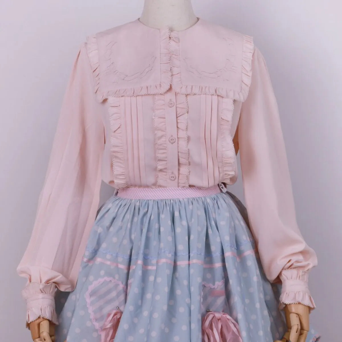 Kawaii Bow Blouse Lolita Shirt
