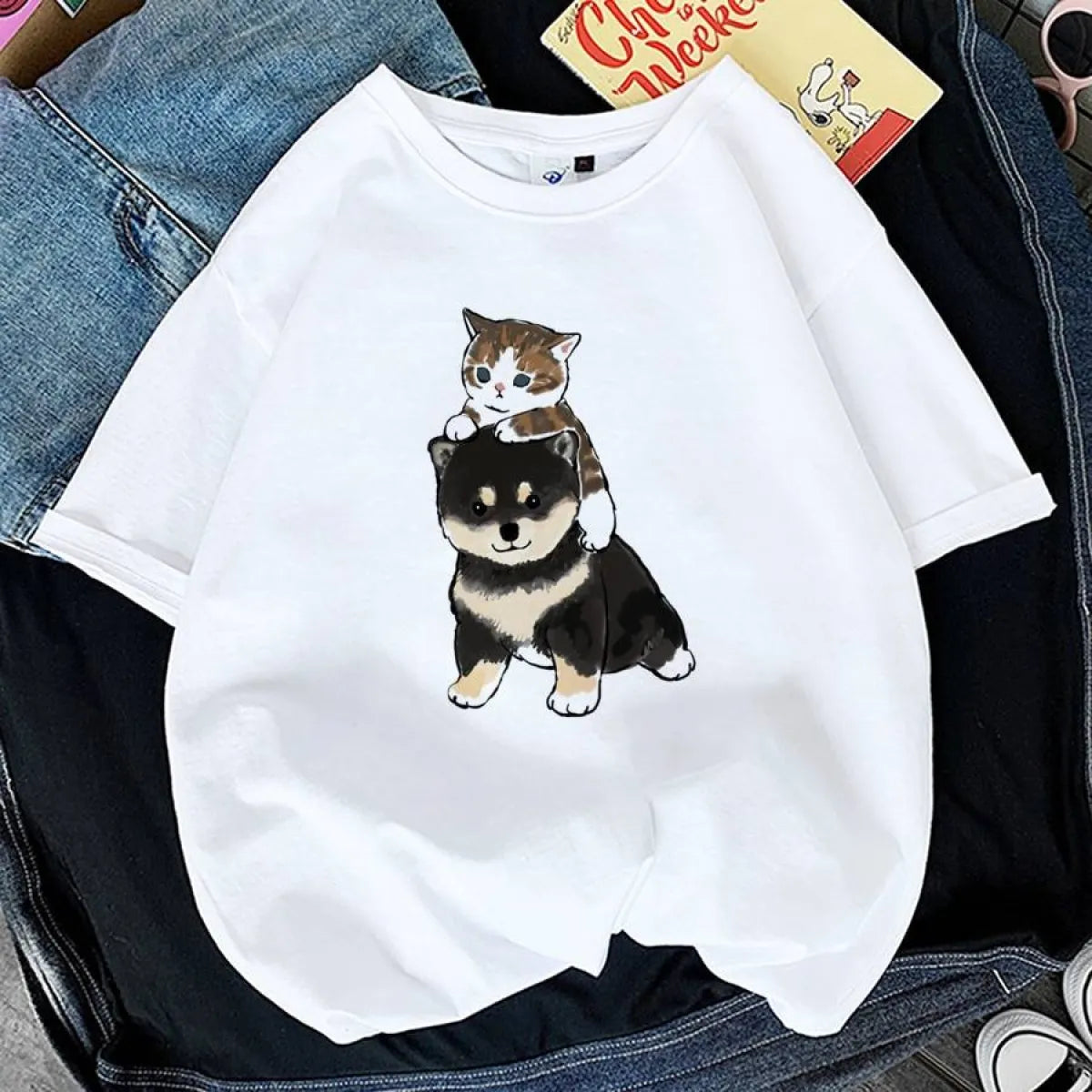 Kawaii Cat Graphic Tees