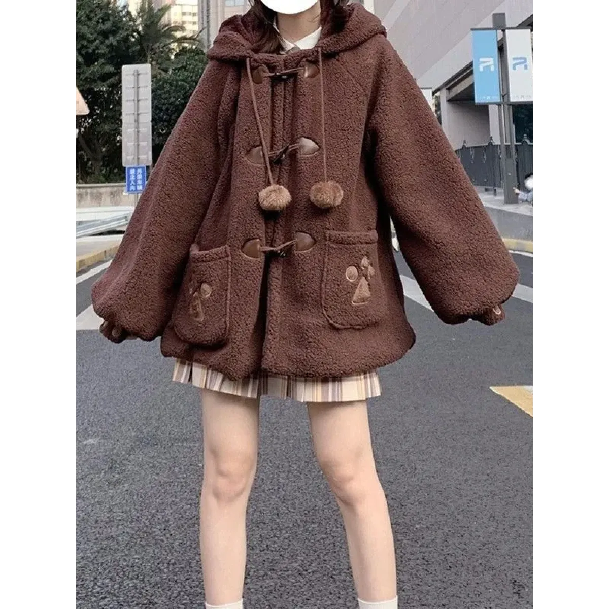 Kawaii Harajuku Style Cat Paw Winter Coat