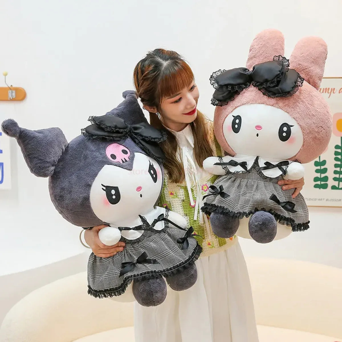 Kawaii Kuromi Melody Plushie