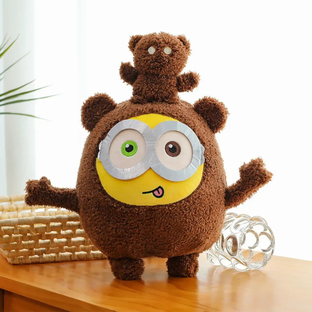 25cm Kawaii Minions Plush Toys – Soft Dolls for Birthday Gift