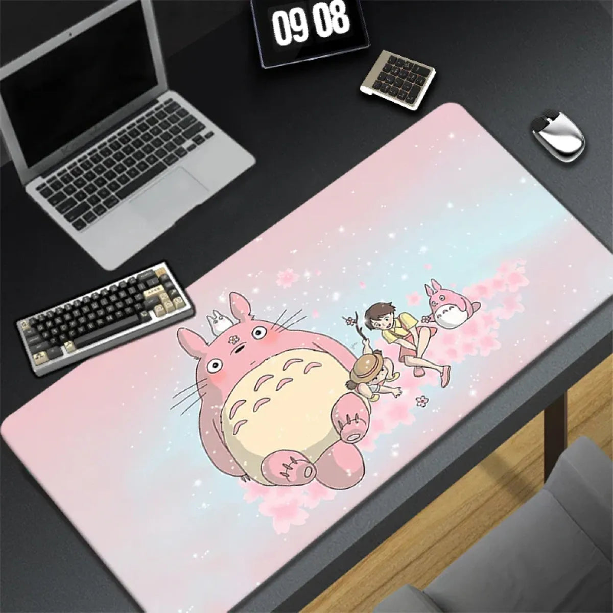 Kawaii Office Desk Mat - Adorned with Cute Cat Designs