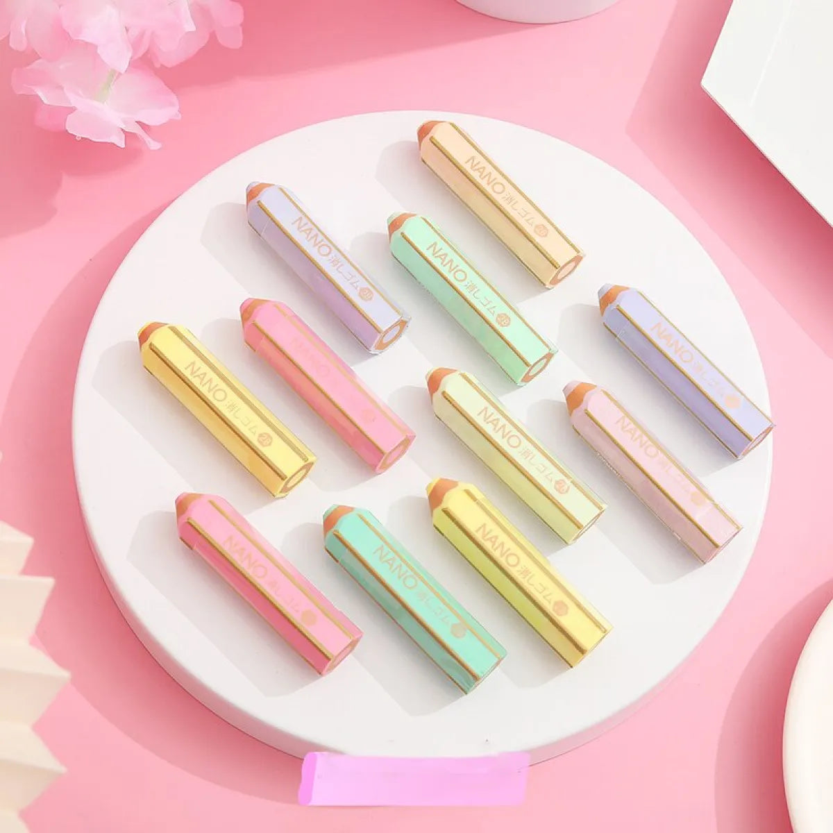 Kawaii Pencil Rubber Eraser