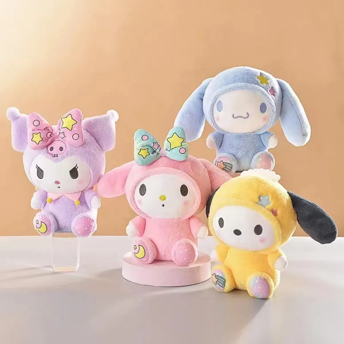 Kawaii Sanrio Plushies: Kuromi & Cinnamoroll Soft Toys
