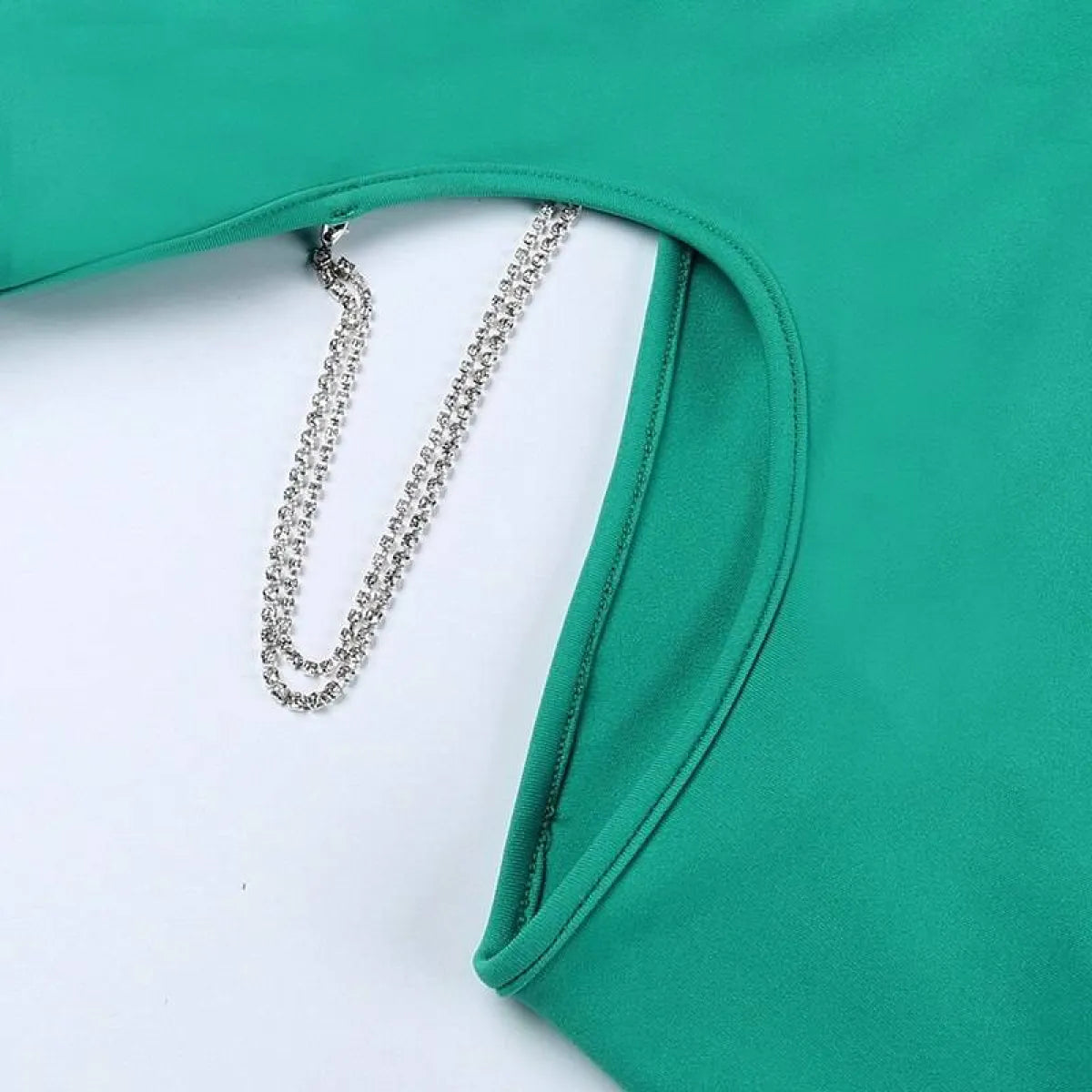 Hollow Out Full Sleeve Mini Dress