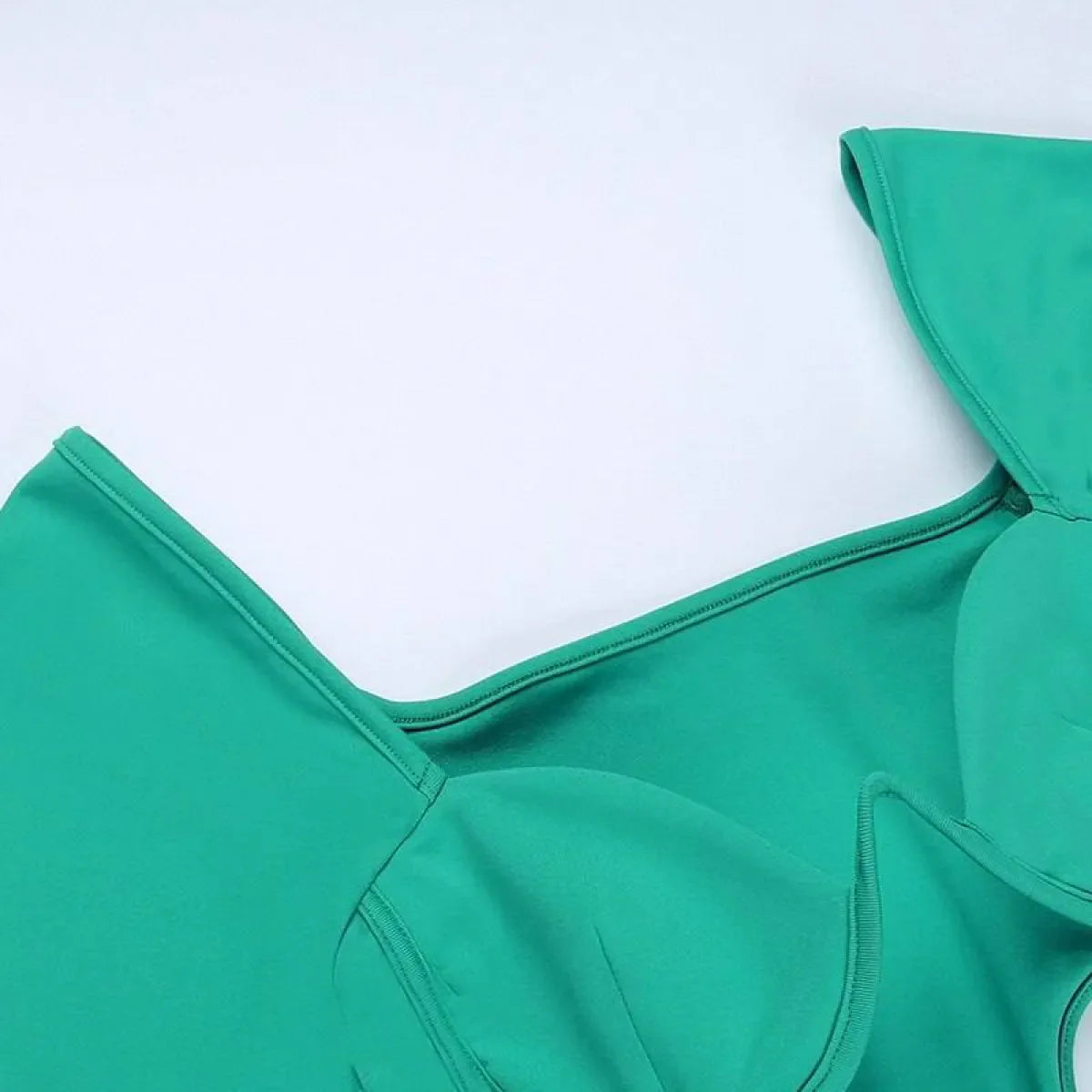 Hollow Out Full Sleeve Mini Dress